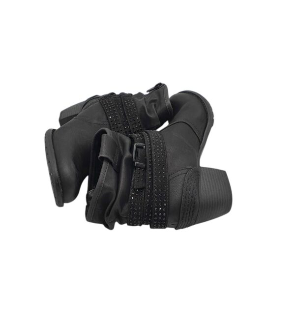 Cizme dama Graceland 37, imitatie de piele, negru - imagine 4