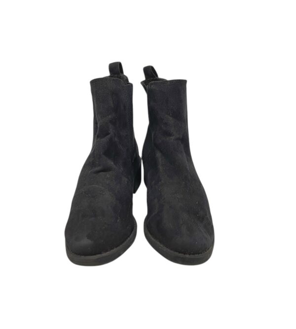 Botine dama H&M 39, material textil, negru - imagine 3