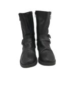 Botine dama 39, piele, negru - imagine 3