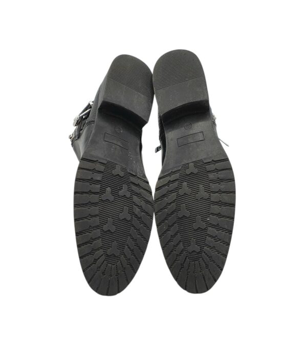 Botine dama Kayla 39, imitatie de piele, negru - imagine 5