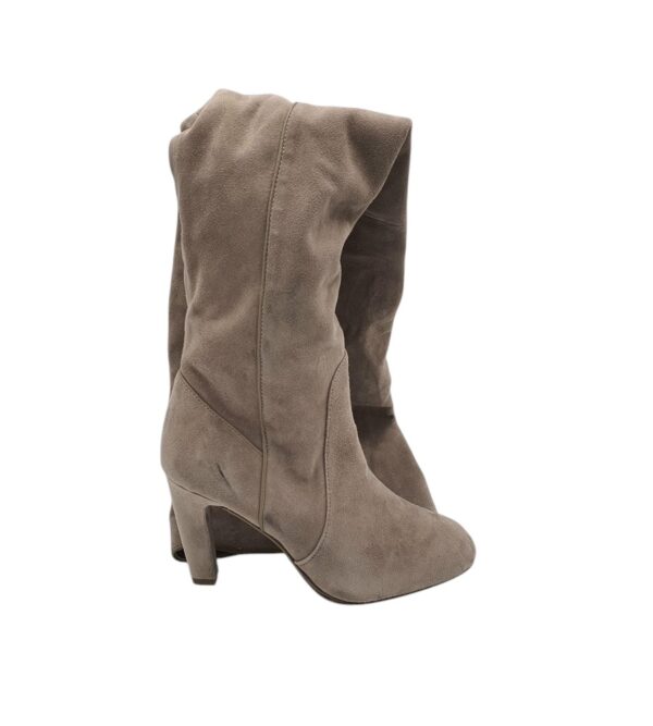 Cizme dama Reiss 38, piele intoarsa, bej - imagine 1