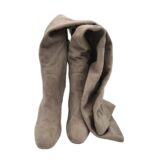 Cizme dama Reiss 38, piele intoarsa, bej - imagine 3