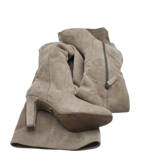 Cizme dama Reiss 38, piele intoarsa, bej - imagine 4
