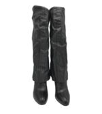 Cizme dama 38, piele , negru - imagine 3