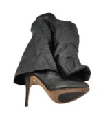 Cizme dama 38, piele , negru - imagine 4