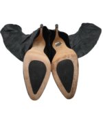 Cizme dama 38, piele , negru - imagine 5
