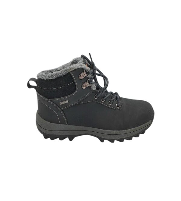 Ghete dama Quatchi 40, imitatie de piele, negru, imblanite - imagine 1