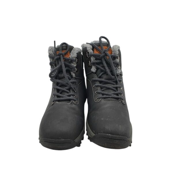 Ghete dama Quatchi 40, imitatie de piele, negru, imblanite - imagine 3