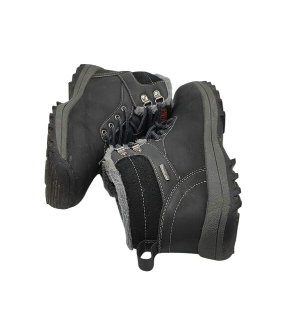 Ghete dama Quatchi 40, imitatie de piele, negru, imblanite - imagine 4