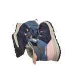 Ghete copii Quechua 34, piele intoarsa, material textil, bleumarin, captusite - imagine 4