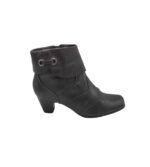 Botine dama Tcm 37, piele, negru