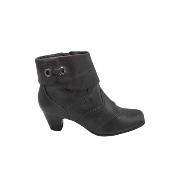 Botine dama Tcm 37, piele, negru - imagine 1