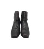 Botine dama Tcm 37, piele, negru - imagine 3