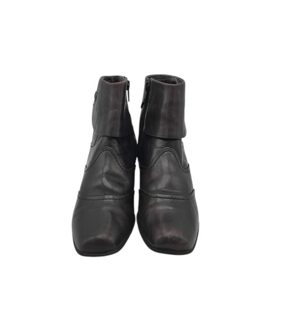 Botine dama Tcm 37, piele, negru - imagine 3