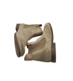 Botine dama Oxmox 40, material textil, bej - imagine 4