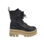 Ghete dama 39, imitatie de piele, negru