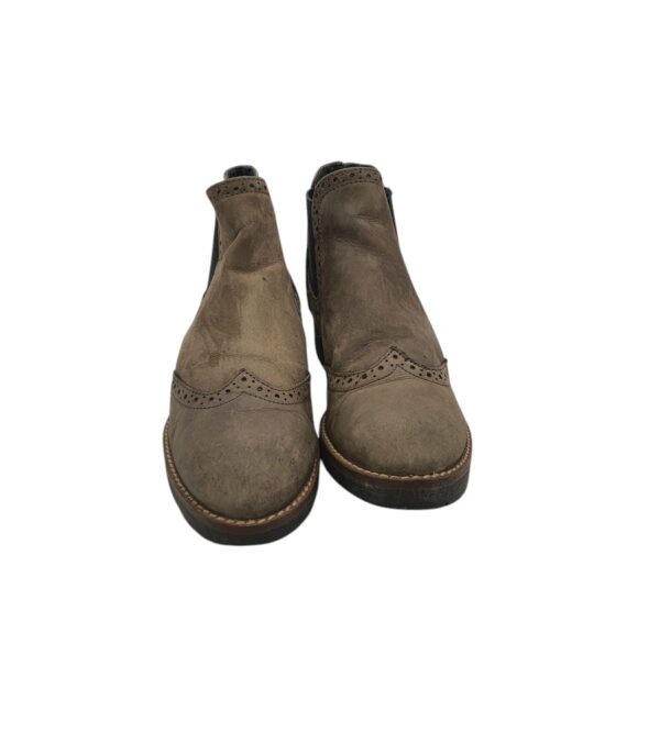 Ghete dama Varese 38, piele, bej - imagine 3