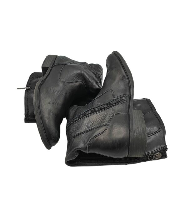 Cizme dama Tamaris 39, piele, negru - imagine 4