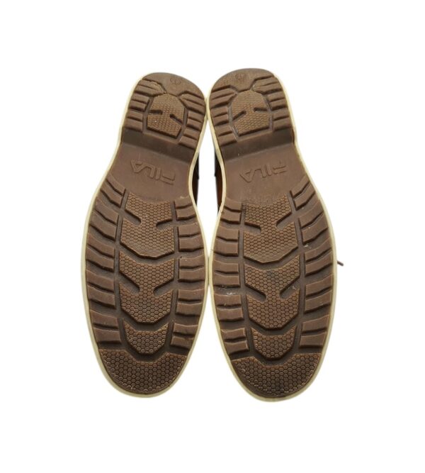 Ghete barbati Fila 47, imitatie de piele, maro, captusite - imagine 5
