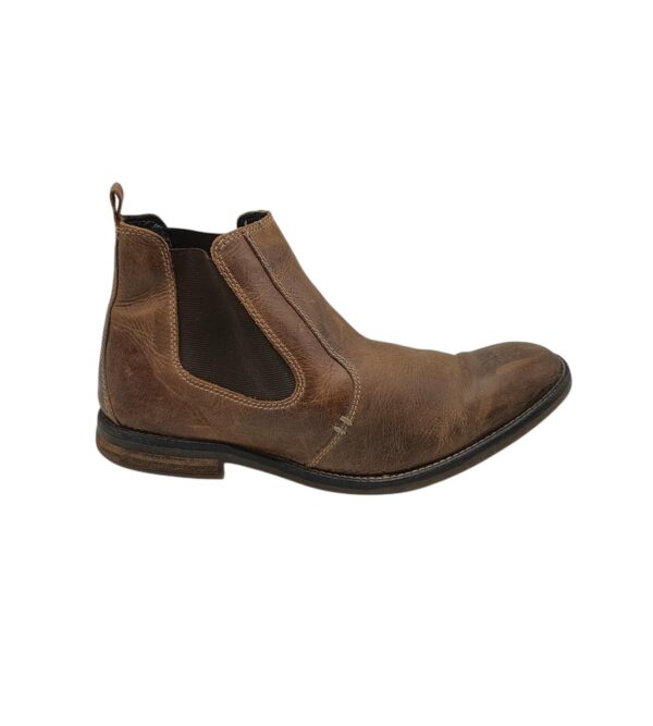 Ghete barbati Pier One 43, piele, maro - imagine 1
