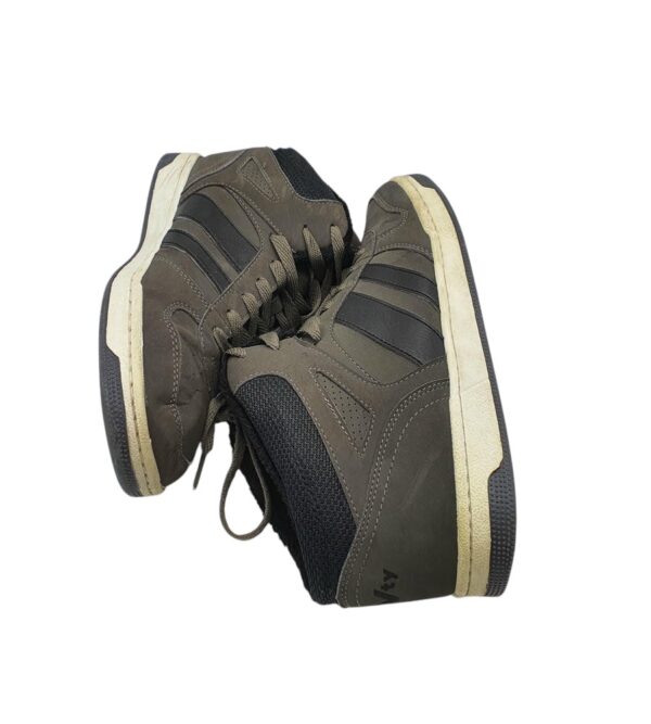 Adidasi barbati Vty 41, imitatie de piele, gri, captusiti - imagine 4