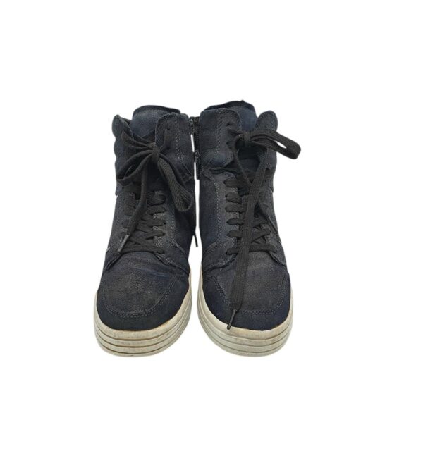 Ghete dama Gabor 37.5, piele intoarsa, bleumarin, captusite - imagine 3