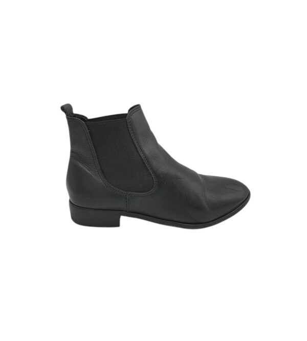 Botine dama Hallhuber 38, piele, negru - imagine 1