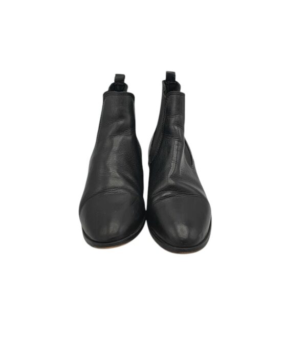 Botine dama Hallhuber 38, piele, negru - imagine 3