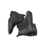 Botine dama Hallhuber 38, piele, negru - imagine 4