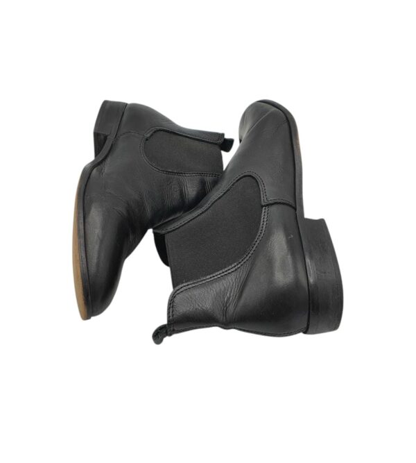 Botine dama Hallhuber 38, piele, negru - imagine 4