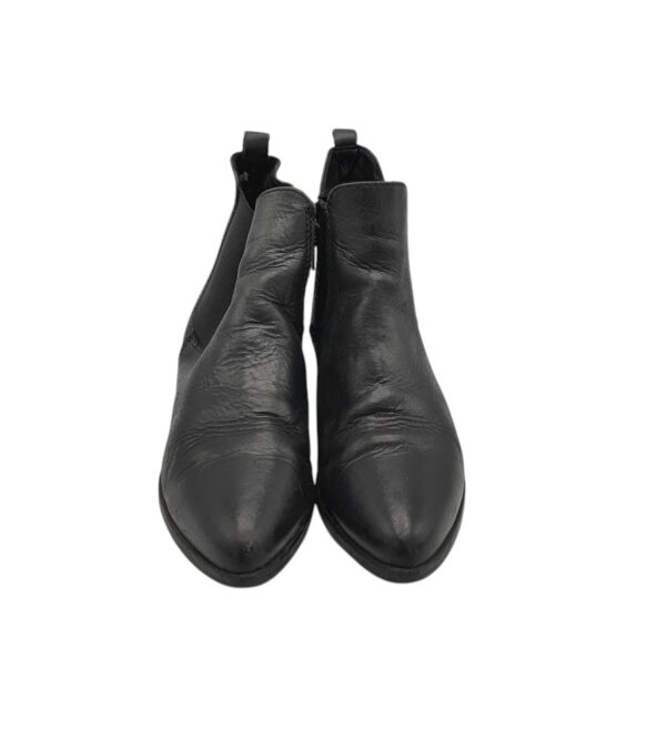 Botine dama Tamaris 38, piele, negru - imagine 3