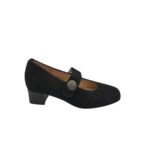 Pantofi dama Haissa 39, piele, negru