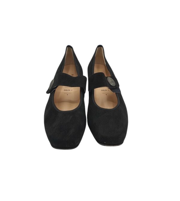 Pantofi dama Haissa 39, piele, negru - imagine 3