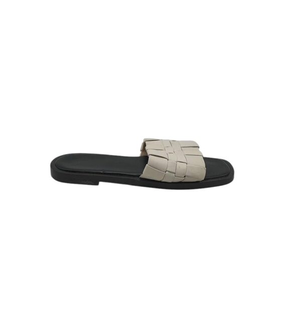 Saboti Schuh 38, piele, imitatie de piele, gri - imagine 1