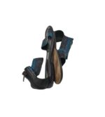 Sandale dama Aldo Brue 38, piele, albastru negru - imagine 4