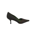 Pantofi dama L.K.Bennett 39, material textil, maro