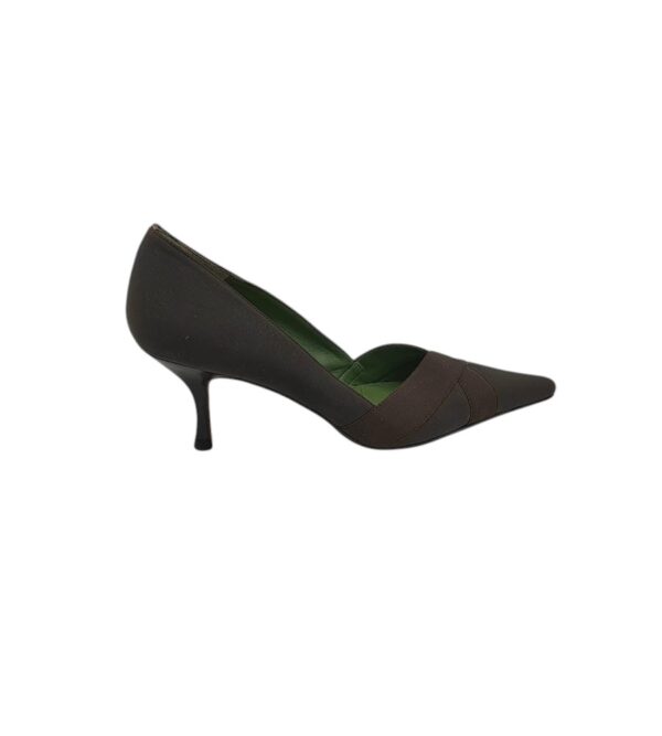 Pantofi dama L.K.Bennett 39, material textil, maro - imagine 1
