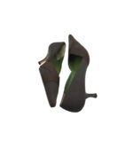 Pantofi dama L.K.Bennett 39, material textil, maro - imagine 4
