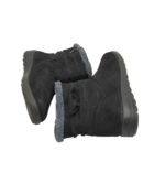 Cizme dama 39, material textil, negru, imblanite - imagine 4