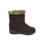 Cizme dama  39, material textil, maro, imblanite