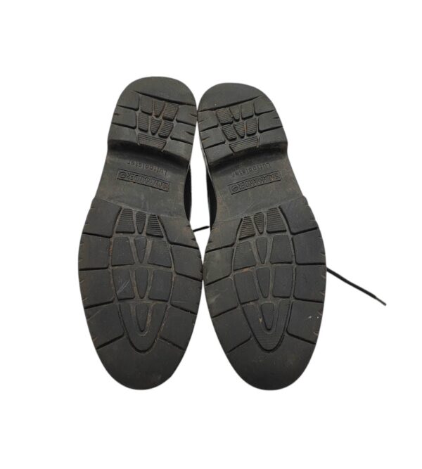 Ghete barbati Salamander 42, piele, negru - imagine 5