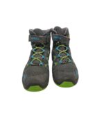 Ghete copii Lowa 35, material textil, piele intoarsa, gri, Gore-tex - imagine 3