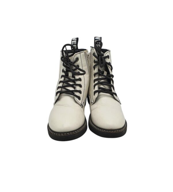 Ghete copii Primark 34, imitatie de piele, alb - imagine 3