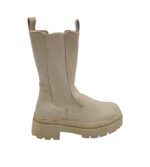 Cizme dama Primark 38, imitatie de piele, material textil, bej