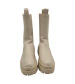 Cizme dama Primark 38, imitatie de piele, material textil, bej - imagine 3