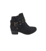 Botine dama Justfab 36, material textil, negru