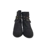 Botine dama Justfab 36, material textil, negru - imagine 3