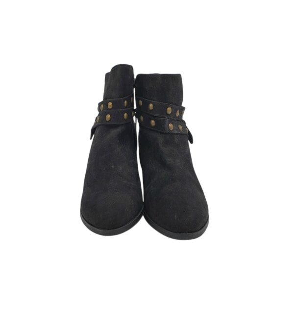 Botine dama Justfab 36, material textil, negru - imagine 3