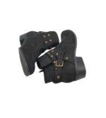 Botine dama Justfab 36, material textil, negru - imagine 4