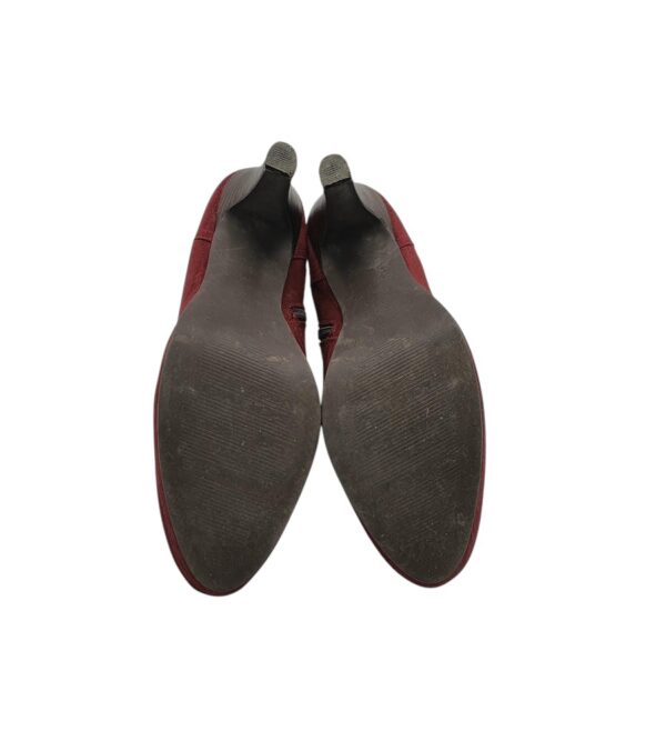 Botine dama S' Oliver 40, material textil, visiniu - imagine 5